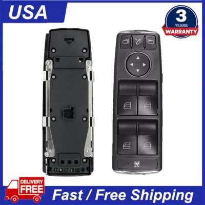 Interruptor maestro de ventana eléctrica del lado del conductor para Mercedes-Benz CLA250 GL350 ML63 AMG Foto 1 de 4