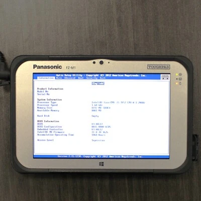 Panasonic Toughpad FZ-M1 MK3 7", i5-7Y57 8GB RAM 128GB SSD, Wi-Fi, 4G - Image 1 of 4