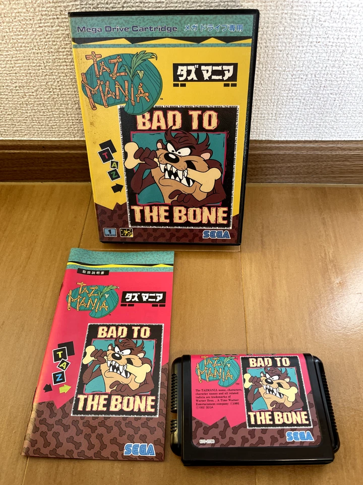 Taz Mania Mega Drive Japón (Caja Original, Manual) Foto 1 de 4