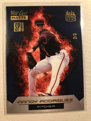 2022 Wild Card SE Exclusive Matte Blue Rising Heat Randy Rodriguez Giants 2/3 - Image 1 of 2