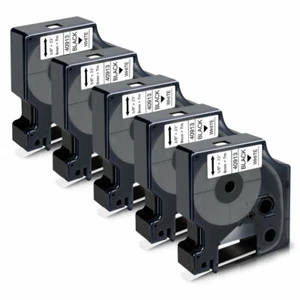 5 Schriftband Kompatibel für Dymo D1 9mm 40913 weiß LabelManager 160 280 350 450