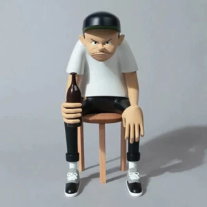 Yusuke Hanai Hombre Botella Arte Resina Escultura Estatua Decoración Juguete H15 pulgadas - Imagen 1 de 6