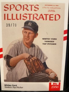 2021 Topps X Sports Illustrated Card #26 Whity Ford SP 58/70 - Picture 1 of 2