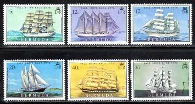 1976 Bermuda SC# 337-342 - Trans-Atlantic Cutty Sark Int. Tall Ships Race - M-H - Image 1 of 2