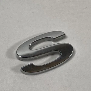 2006-2012 Ford Fusion SEL Emblem Logo Letter 'S' Rear Tailgate Trunk Chrome - Picture 1 of 9