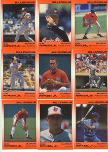 1991 Star Co Cal Ripken Jr Millenium Set - 9 cards - 1 of 1000 sets
