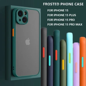 Phone  Case Cover Clear For iPhone 15 14 11 12 13 Pro Max Matte Frosted - Picture 1 of 21