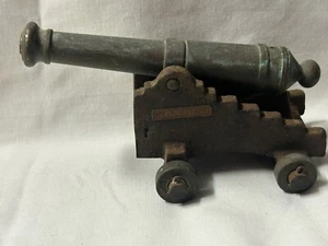 VTG  PEARL HARBOR BRASS or BRONZE, CAST IRON COMMEMORATIVE CANNON PAPERWEIGHT - Picture 1 of 8