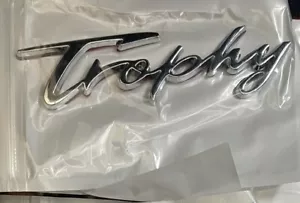 Metal Plata Cromo MG Trofeo Insignia MG ZS MG3 MG6 MG4 MG5 MG HS ZR MG ZT Xpower - Imagen 1 de 1