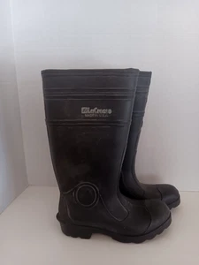 LaCrosse Waterproof Black Rubber Boots Work Farm Hunt Men's 6 or Women's 9 USA - Picture 1 of 6