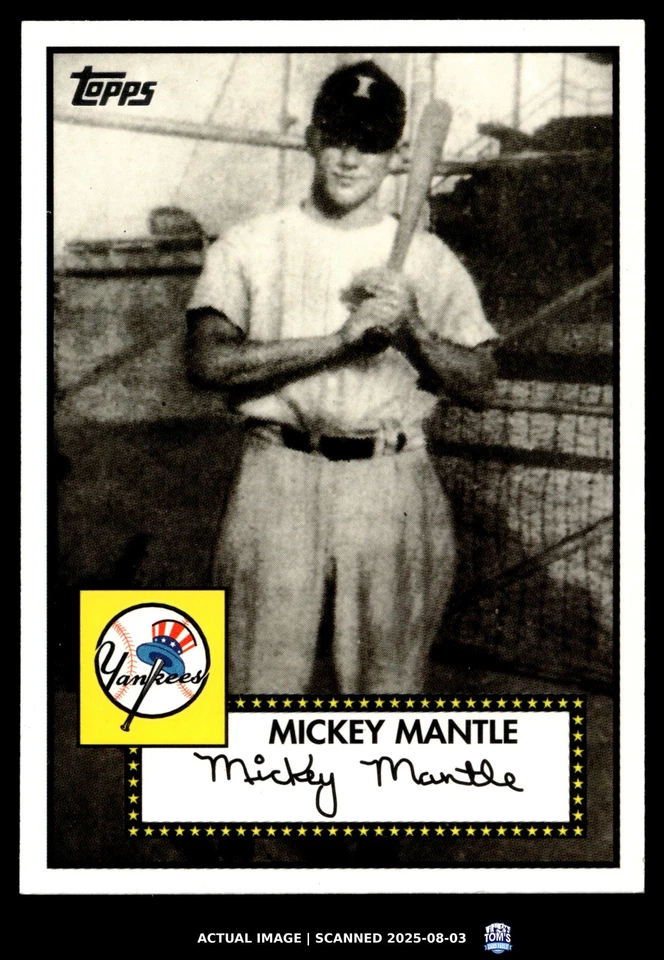 2007 Topps #MMS14 MICKEY MANTLE New York Yankees  MT - Image 1 of 4
