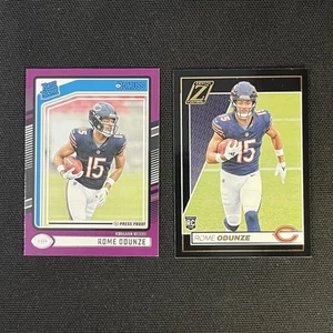 🏈🏈 Rome Odunze - 2024 - Lote de 2 tarjetas de fútbol americano de novato - Chicago Bears 🏈🏈 - Imagen 1 de 7