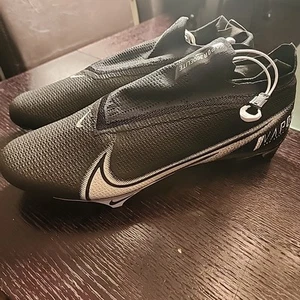 Nike Vapor Edge Elite 360 Flyknit Football Cleats Black CV6282-009 Sz 16 - Imagen 1 de 6