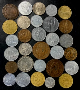 ALTES ITALIEN MÜNZLOT - 1861 - PreEuro - 30 TOP MÜNZEN - Lot #O28 - Bild 1 von 1