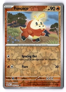 Fuecoco Reverse Holo Common SV02: Paldea Evolved 035/193 NM - Picture 1 of 2