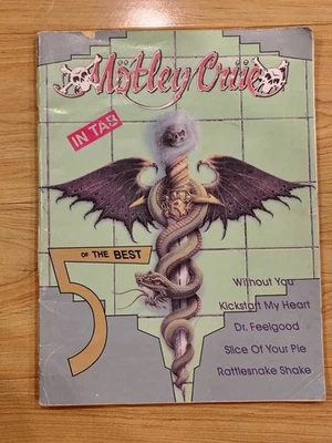 Motley Crue 5 of the Best vocal guitar tab tablature songbook 1990 - Image 1 of 3