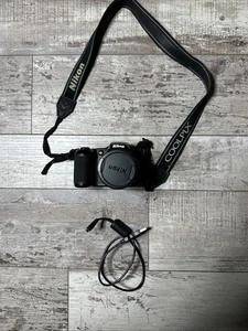 NIKON COOLPIX L820 DIGITALKAMERA 16MP 30x ZOOM 1080p HD VIDEO SCHWARZ - Bild 1 von 12