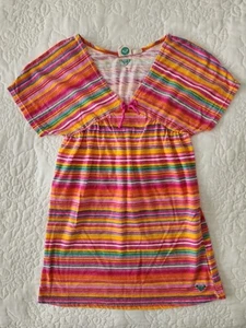 ROXY Girls M Swim Cover Up Pink Orange Multi - Picture 1 of 6