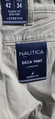 Nautica Deck Pants, Stretch - Photo 1/4