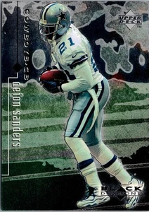 Upper Deck Black Diamond 1998 edición novato #24 Deion Sanders Dallas Cowboys - Imagen 1 de 2