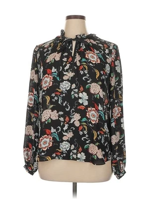 Blusa negra de manga larga XL Kenar para mujer Foto 1 de 4