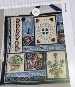 Vintage J. Durban Design Ceramic Tile - Country Wisdom Inspirational Wall Plaque - Picture 1 of 4