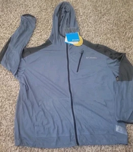 Columbia Insect Blocker Mantel Jacke XL Reißverschluss blau - Bild 1 von 13