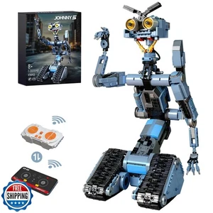 1176 Pieces Johnny 5 Robot Building Set with Remote Control, Short Movie Buil - Picture 1 of 5