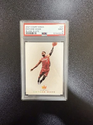 2021-22 Panini Court Kings Dwyane Wade pizarra en blanco estuche SSP Hit PSA 9 Foto 1 de 2