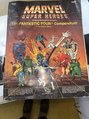 TSR Marvel Super Heroes The Fantastic Four Compendium RPG Accessory - Image 1 of 2