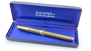 VINTAGE SHEAFFER IMPERIAL SOVEREIGN FOUNTAIN PEN IN BOX 14K GOLD MEDIUM NIB USA - Picture 1 of 16