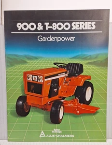 USED BROCHURE FOR ALLIS CHALMERS 900 & T-800 SERIES GARDENPOWER OP-1395-8201 - Picture 1 of 4