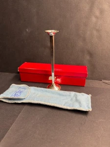 CARTIER STERLINGSILBER KNOSPENVASE IN ORIGINAL TASCHE UND BOX 1990 - Bild 1 von 5