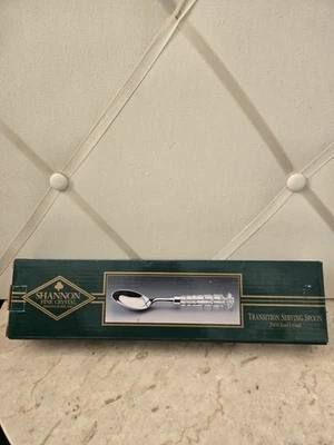 Shannon Fine Crystal Transition Serving Spoon Designs of Ireland In Original Box - Image 1 of 4