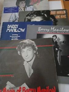 BARRY MANILOW JOB LOT OF FIVE (5) VINYL ALBUMS FREE UK DELIVERY  - Picture 1 of 16