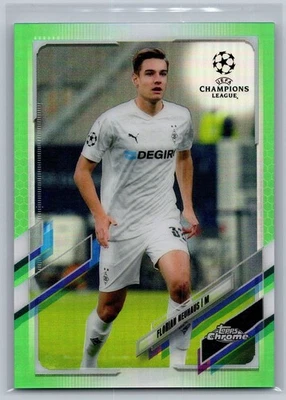 Topps 2021 cromado UEFA Champions League Florian Neuhaus/99 verde neón #39 Foto 1 de 2