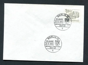 Germany - Berlin : Cover from 1970 - fancy cancels Berlin 12 - stamp club anniv. - Picture 1 of 1