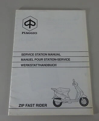 Manual De Taller Adicional Piaggio ZIP Fast Rider De Febrero De 1994 - Imagen 1 de 4