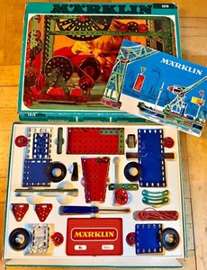 Märklin Metallbaukasten 1010 mit Anleitung Grundkasten unvollständig - Bild 1 von 6