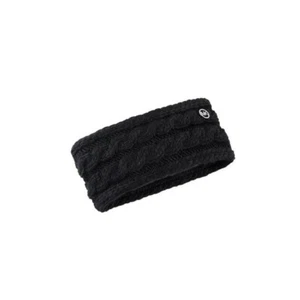 Michael Kors Moving Cables Headband Women's One Size Black Charm Logo Hardware - Picture 1 of 13