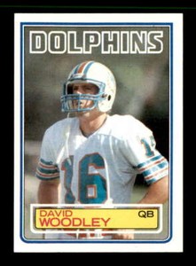 1983 Topps #323 David Woodley   NM/NM+ X2245103