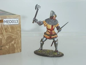 ERSTE LEGION MED013 MITTELALTERLICHER RITTER JEAN DE HANGEST KÄMPFEN MIT AXT + DOLCH - Bild 1 von 2