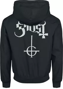 Ghost Band Papa Emeritus Black Windbreaker Jacket Coat Hoodie Metal New XL - Picture 1 of 7