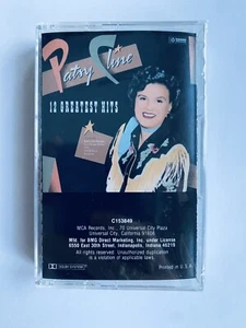 Patsy Cline 12 Greatest Hits Cassette Tape SEALED 1988 Walk After Midnight NOS - Picture 1 of 3