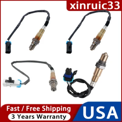 4PCS Oxygen Sensor For 2008 2009 2010 2011 Cadillac STS 3.6L V6 Upstream+Down - Image 1 of 4