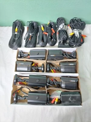 PACK DE 8 CÁMARAS DE SEGURIDAD A COLOR Q-SEE. 7 hilos. QM9901B 12V Foto 1 de 3