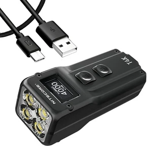 Llavero súper brillante Nitecore T4K 4000 lúmenes linterna EDC - Imagen 1 de 10