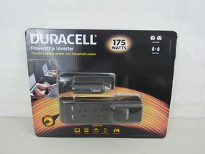 Duracell Powerstrip Inverter 175 Watts, 871451, Laptops Tablets Smartphones-New - Picture 1 of 10