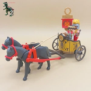 Playmobil cuadriga romana-biga-carro de caballos-emperador romano-Julio Cesar - Imagen 1 de 3