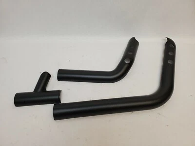 OEM 2018 UP HARLEY DAVIDSON FXBB STREET BOB TUBO DE CABEZAL NEGRO ESCUDOS TÉRMICOS Foto 1 de 4